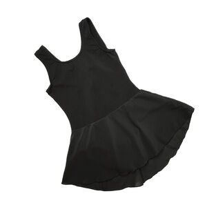 Sansha Esona Ballet Leotard Dress Black Size C = Girl’s 6 Skirt Tank New NWT